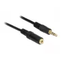 Cable de audio DeLOCK 83766 2 m 3,5 mm Negro