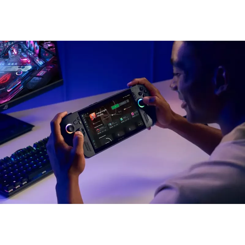 Consola portátil ASUS ROG Ally X RC73XA-NH011W, 17,8 cm (7 inch) 1920x1080 120 Hz IPS, AMD Ryzen AI Z2 Extreme 8 núcleos, 24 GB LPDDR5x, 1 TB SSD, Wi‑Fi 6E, Bluetooth 5.2, batería de 80 Wh
