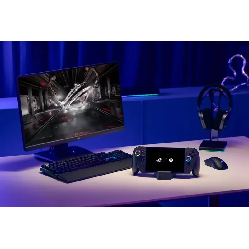 Consola portátil ASUS ROG Ally X RC73XA-NH011W, 17,8 cm (7 inch) 1920x1080 120 Hz IPS, AMD Ryzen AI Z2 Extreme 8 núcleos, 24 GB LPDDR5x, 1 TB SSD, Wi‑Fi 6E, Bluetooth 5.2, batería de 80 Wh