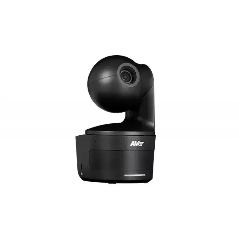 Cámara de conferencia AVerMedia DL10 — 2 MP Full HD 1920×1080 @60 fps, campo de visión 90°, zoom óptico 3x / digital 2x, Negro, soporte de pie