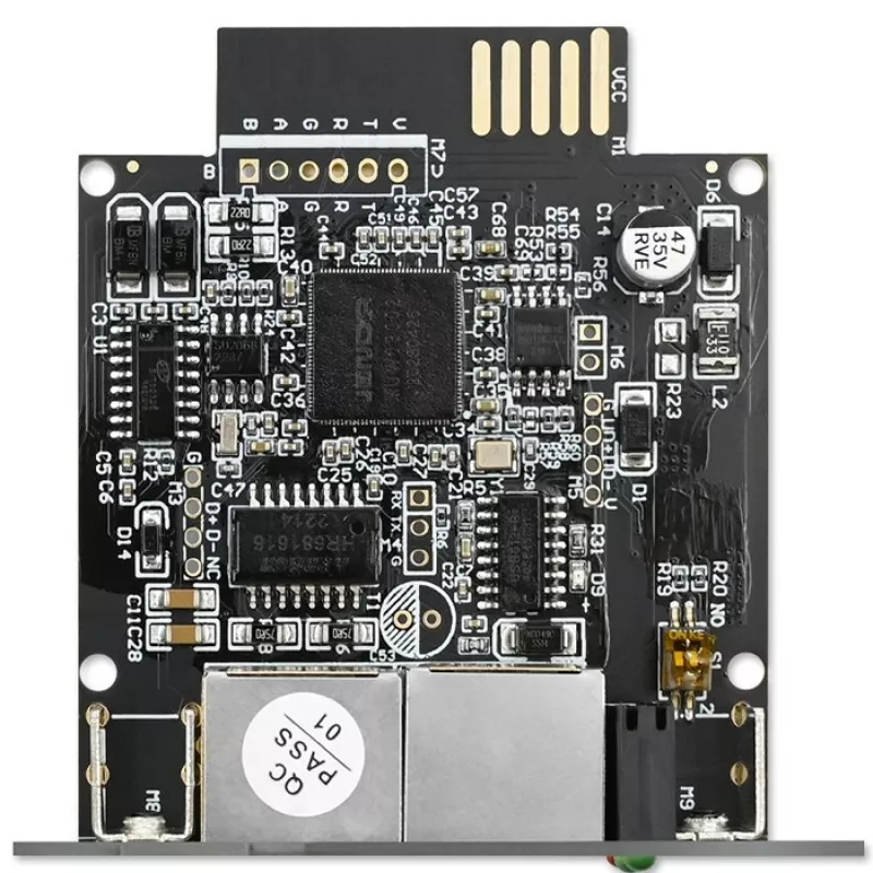 Módulo de gestión de red SNMP QOLTEC 50398 para supervisión y control del SAI