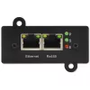 Módulo de gestión de red SNMP QOLTEC 50398 para supervisión y control del SAI