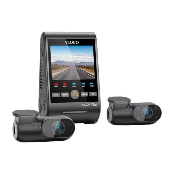 Dashcam VIOFO A229 PLUS 3CH 2K + 1080p Wi-Fi GPS