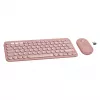 Logitech Pebble 2 Combo teclado ratón incluido Universal RF Wireless + Bluetooth QWERTZ alemán rosa (920-012205)