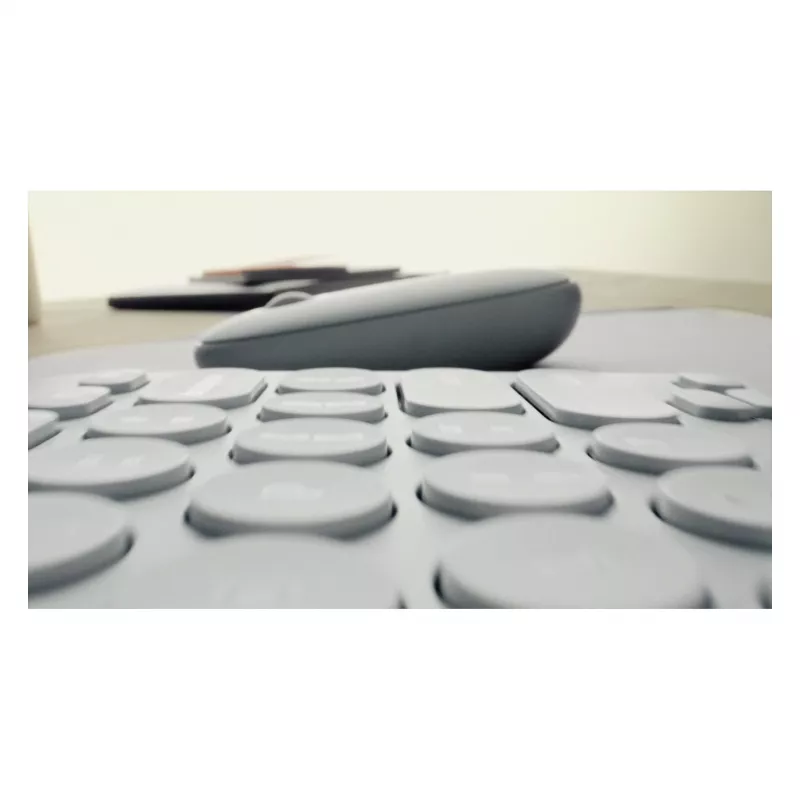 Logitech Pebble 2 Combo teclado ratón incluido Universal RF Wireless + Bluetooth QWERTZ alemán rosa (920-012205)