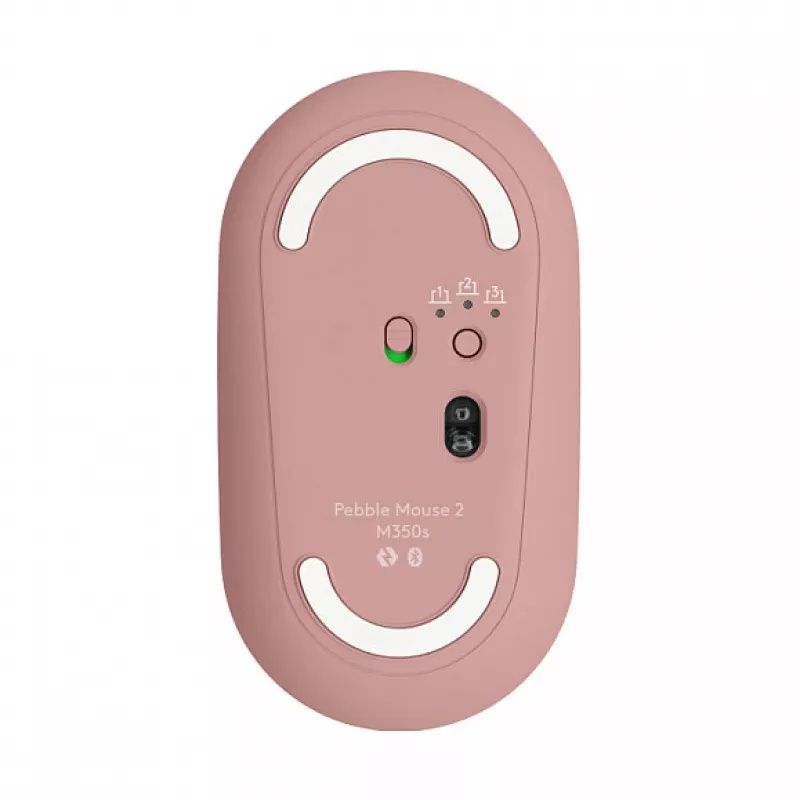 Logitech Pebble 2 Combo teclado ratón incluido Universal RF Wireless + Bluetooth QWERTZ alemán rosa (920-012205)
