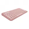 Logitech Pebble 2 Combo teclado ratón incluido Universal RF Wireless + Bluetooth QWERTZ alemán rosa (920-012205)