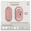 Logitech Pebble 2 Combo teclado ratón incluido Universal RF Wireless + Bluetooth QWERTZ alemán rosa (920-012205)