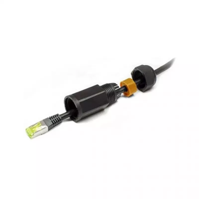 Good Connections ODC-02 acoplador para cable de conexión RJ45 Cat.6A IP67 para exterior, negro