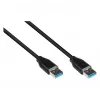 Good Connections 2831-AA010S - 1 m - USB A - USB A - USB 3.2 Gen 2 (3.1 Gen 2) - 10000 Mbit/s - negro