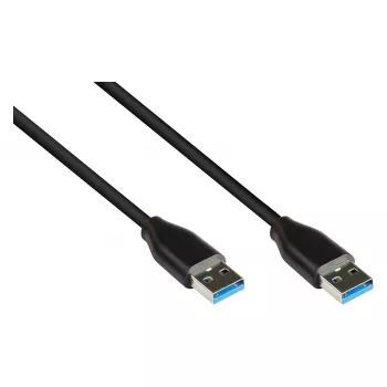 Good Connections 2831-AA010S - 1 m - USB A - USB A - USB 3.2 Gen 2 (3.1 Gen 2) - 10000 Mbit/s - negro