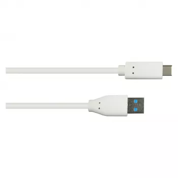 Good Connections 2831-AC010W - 1 m - USB A - USB C - USB 3.2 Gen 2 (3.1 Gen 2) - 10000 Mbit/s - blanco