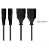 Alargador euro con conector euro tipo C (recto) a conector hembra euro (recto), negro, 0,75 mm², 1 m, Good (P0300-S010)
