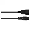 Alcasa P1405-S030 cable de alimentación negro 3 m acoplador C14 acoplador C5 (P1405-S030)