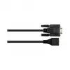 Good Connections GC 4945-MF - Cable adaptador conector hembra RJ45 > conector macho D-Sub de 9 pines negro 0,1 m - Red - 0,1 m