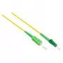 Alcasa LW-S900LASA Cable de fibra óptica 0,5 m LC/APC SC/APC OS2 amarillo (LW-S900LASA)