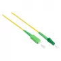Alcasa LW-S902LASA Cable de fibra óptica 2 m LC/APC SC/APC FTTH G.652D amarillo (LW-S902LASA)