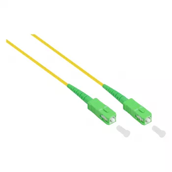 Alcasa LW-S905LASA Cable de fibra óptica 5 m LC/APC SC/APC FTTH G.652D amarillo (LW-S905LASA)