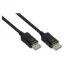 Cable DisplayPort 2.0, 54 Gbit/s, UHBR 13.5, 4K @240Hz / 8K @60Hz, conductor de cobre, negro, 2 m, Good C (DP20-020)