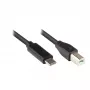 Good Connections 2510-CB005 - 0,5 m - USB C - USB B - USB 2.0 - 480 Mbit/s - negro