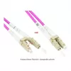 Alcasa LW-P820LC4 Cable de fibra óptica 20 m LC/UPC OM4 capuchino - violeta - blanco (LW-P820LC4)