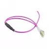Cable de parcheo de fibra óptica dúplex OM4 CABLE BLINDADO (multimodo, 50/125) LC/LC, LSZH, armadura de acero y protección antiroedores (LW-P850LC4)