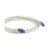 Cable de parcheo RNS® SmartFLEX, Cat.6A, S/FTP, PiMF, libre de halógenos (LSZH), 500MHz, CU, gris, 2m, Good Connections® (8060-SF020)