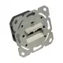 Toma de red Cat. 6, 2xRJ45, apantallada, entrada de cable vertical, sin marco central/tapa, Good Connections (GC-N0052)