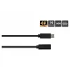 Good Connections GC 2831-CV010S - Cable USB 3.1 conector macho C > conector hembra C 1,0 m - Cable - Digital/Datos