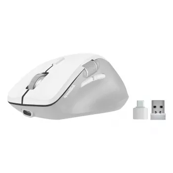 Speedlink LIBERA Ratón inalámbrico Bluetooth silencioso recargable blanco