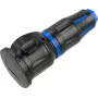 Bachmann BM0017349 Conector hembra de seguridad, profesional CEE7/3, goma