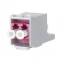 METZ CONNECT 15091075-I. Tipo: plano, color del producto: violeta, blanco, conexión 1: RJ-45 (15091075-I)