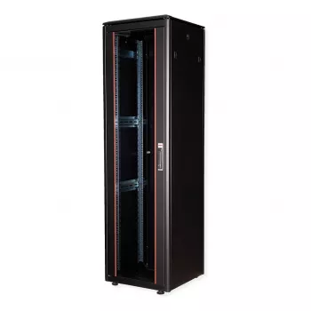 ROLINE Pro - Armario Rack de red - con puerta de cristal 600 x 600 mm (An x Pr)
