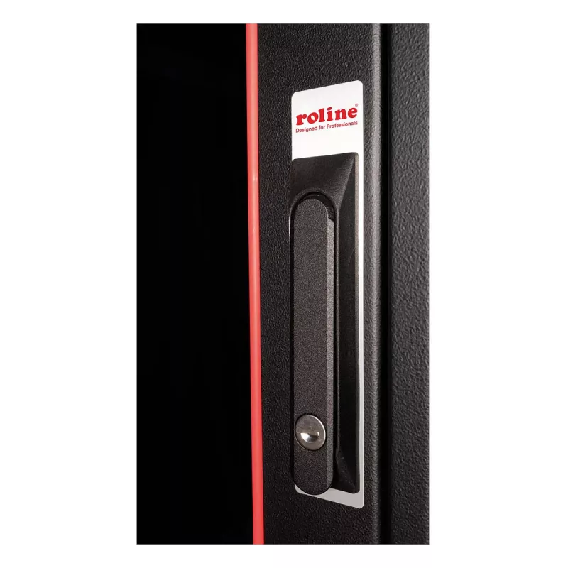 ROLINE Pro - Armario Rack de red - con puerta de cristal 600 x 600 mm (An x Pr)