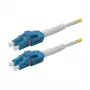 ROLINE Cable de fibra óptica UNIBOOT Monomodo 9/125µm OS2 LC Dúplex 0,5 m – Cable – Fibra monomodo