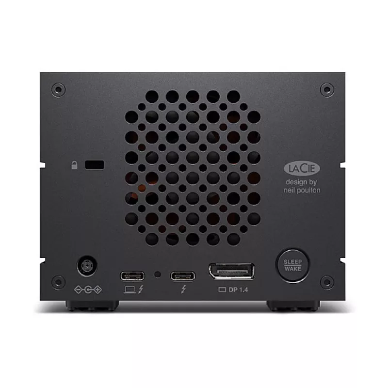 LaCie 2big Dock v2 60 TB Caja de discos duros de sobremesa, almacenamiento HDD de 2 bahías