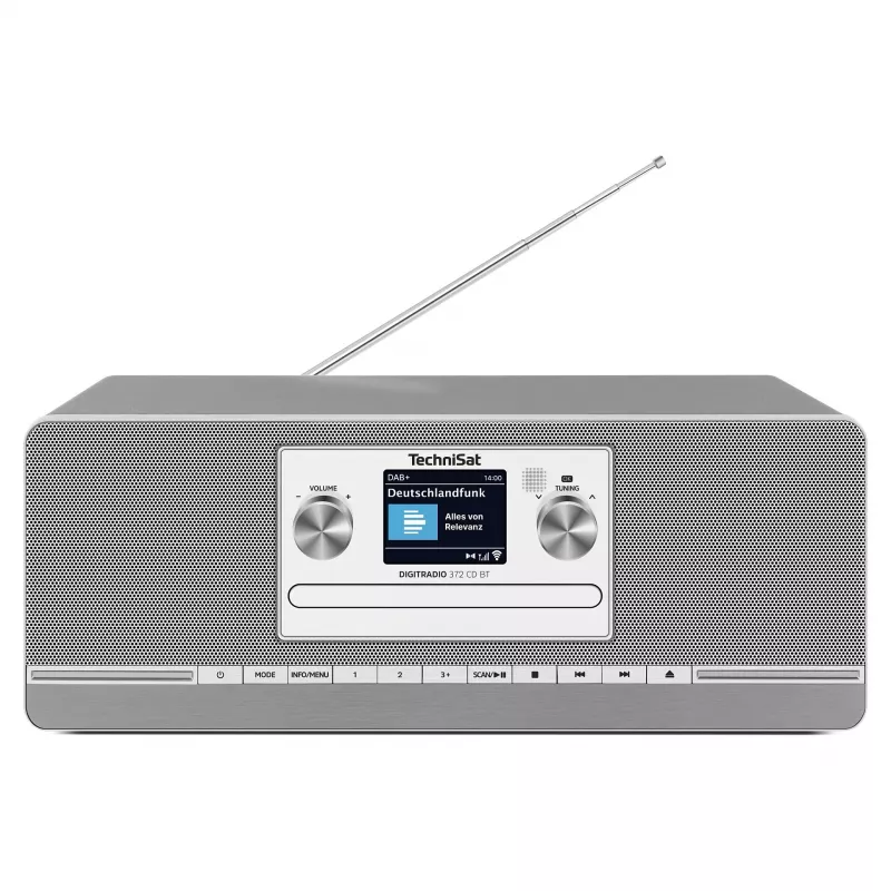 TechniSat DIGITRADIO 372 CD BT Radio de cocina Analógica y digital Antracita, Plata