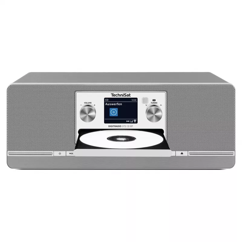 TechniSat DIGITRADIO 372 CD BT Radio de cocina Analógica y digital Antracita, Plata