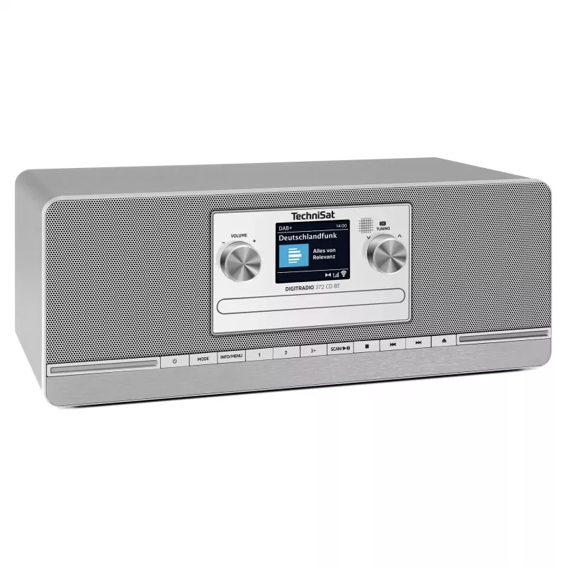 TechniSat DIGITRADIO 372 CD BT Radio de cocina Analógica y digital Antracita, Plata