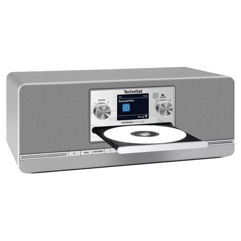 TechniSat DIGITRADIO 372 CD BT Radio de cocina Analógica y digital Antracita, Plata