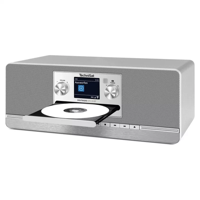 TechniSat DIGITRADIO 372 CD BT Radio de cocina Analógica y digital Antracita, Plata