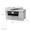Impresora multifunción de inyección de tinta Brother MFC-J6960DW — A3, 1200 x 4800 dpi, 31 ppm, Wi‑Fi, Ethernet, Dúplex