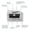 Impresora multifunción de inyección de tinta Brother MFC-J6960DW — A3, 1200 x 4800 dpi, 31 ppm, Wi‑Fi, Ethernet, Dúplex