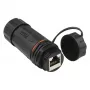 Cable de red con conectores Outdoor IP68 Cat. 6a RJ45 totalmente apantallado negro Good - Red