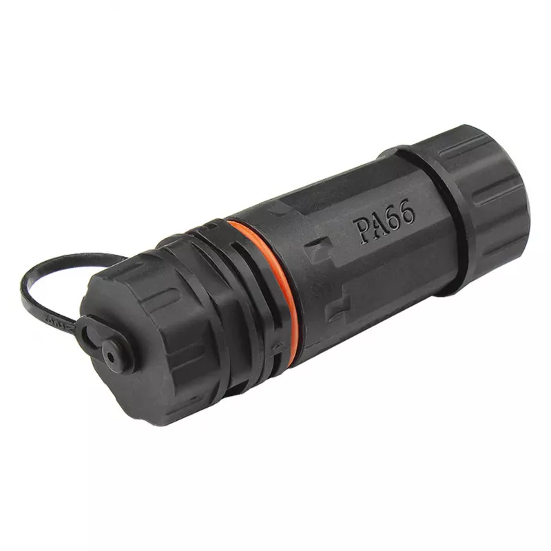 Cable de red con conectores Outdoor IP68 Cat. 6a RJ45 totalmente apantallado negro Good - Red