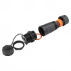 Cable de red con conectores Outdoor IP68 Cat. 6a RJ45 totalmente apantallado negro Good - Red