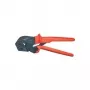 Knipex 97 52 04 Alicate de crimpar sin aislar, conectores abiertos 0,1 a 2,5 mm²