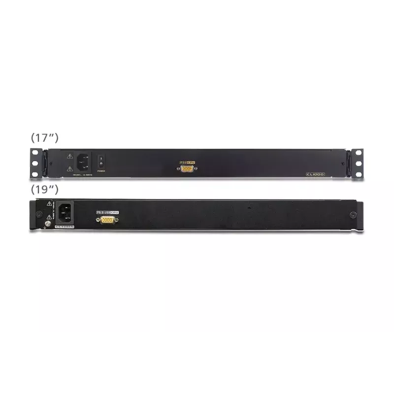 ATEN CL1000M Conmutador KVM Montaje en rack, Negro