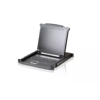 ATEN CL1000M Conmutador KVM Montaje en rack, Negro