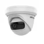 Cámara de vigilancia IP tipo domo Hikvision DS-2CD2345G0P-I – interior, 4 MP (2688×1520), focal fija de 1,68 mm, giro 360°, montaje en techo/pared, cableada